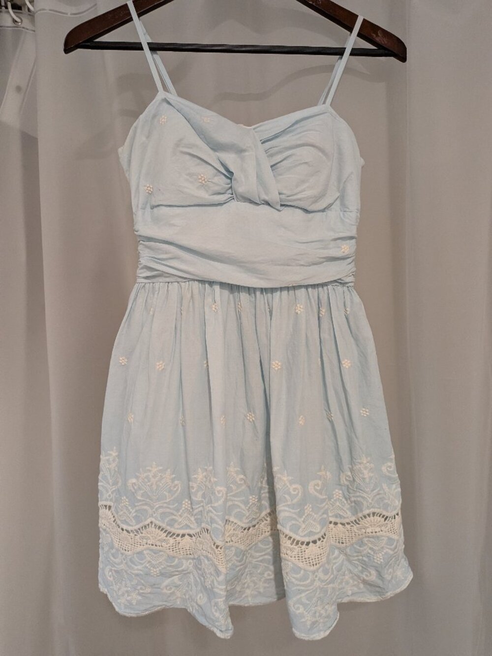 B. Darlin light blue mini dress